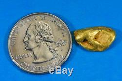 #314 Alaskan BC Natural Gold Nugget 3.62 Grams Genuine