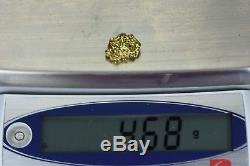 #319 Alaskan-Yukon BC Natural Gold Nugget 4.68 Grams Genuine