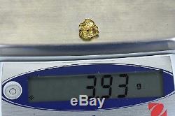 #331 Alaskan-Yukon BC Natural Gold Nugget 3.93 Grams Genuine