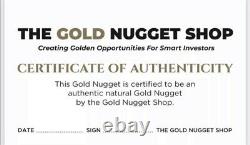 34.95 gram natural gold nugget from Australia