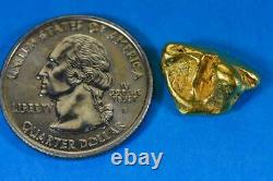 #363 Alaskan BC Natural Gold Nugget 5.23 Grams Genuine