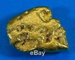 #372 Alaskan BC Natural Gold Nugget 19.69 Grams Genuine