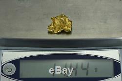 #386 Alaskan BC Natural Gold Nugget 11.44 Grams Genuine