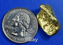 #390 Alaskan BC Natural Gold Nugget 15.92 Grams Genuine