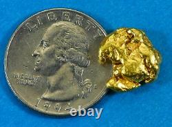 #390 Alaskan BC Natural Gold Nugget 6.10 Grams Genuine