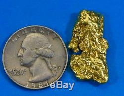 #394 Alaskan BC Natural Gold Nugget 10.40 Grams Genuine