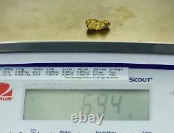 #396 Alaskan BC Natural Gold Nugget 6.94 Grams Genuine