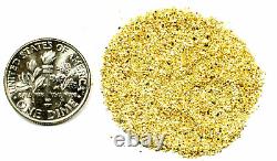 4.000 Grams Alaskan Yukon Bc Natural Pure Gold Nuggets Mesh #50 W Bottle (#b500)