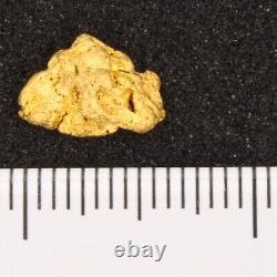 4.17 Grams Large Solid Natural Australian Yellow Gold Nugget 98% Assay