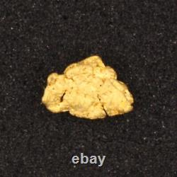 4.17 Grams Large Solid Natural Australian Yellow Gold Nugget 98% Assay