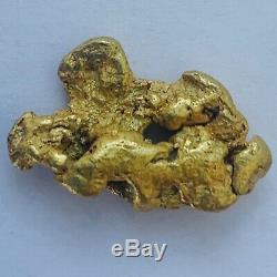 4.279 gram Solid Gold Bullion Bar/Ingot Natural Gold Nugget Alaskan Gold
