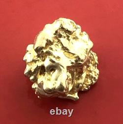 4.56 grams Natural Native Australian Solid High Quality Alluvial Gold Nugget