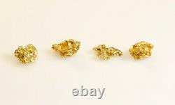 (4) Natural Australian Gold Nuggets 15.8 Gram