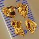 4 Genuine, Natural, Australian Gold Nuggets 1.60 Gram