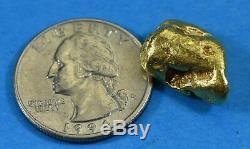 #408 Alaskan BC Natural Gold Nugget 12.69 Grams Genuine