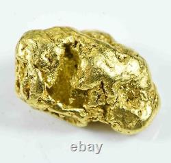 #415 Alaskan BC Natural Gold Nugget 7.63 Grams Genuine