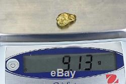 #436 Alaskan BC Natural Gold Nugget 9.13 Grams Genuine