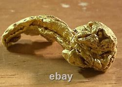 45.3 Grams Large Australian Natural Gold Nugget Rare Size Gold Nugget
