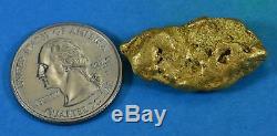 #459 Alaskan BC Natural Gold Nugget 18.15 Grams Genuine