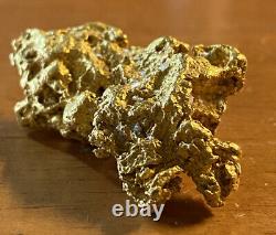 46.5 Grams Large Australian Natural Gold Nugget Rare Size Gold Nugget