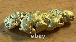 46.6 Grams Large Australian Natural Gold Nugget Rare Size Gold Riverbed Nugget