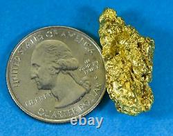 #461 Alaskan BC Natural Gold Nugget 13.86 Grams Genuine