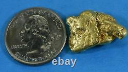 #471-C Alaskan BC Natural Gold Nugget 13.42 Grams Genuine