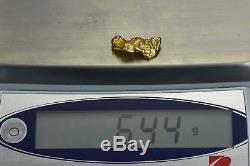 #472 Alaskan BC Natural Gold Nugget 6.44 Grams Genuine