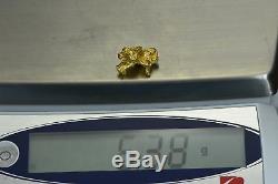 #473 Alaskan BC Natural Gold Nugget 6.38 Grams Genuine
