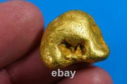 #478-C Alaskan BC Natural Gold Nugget 17.68 Grams Genuine