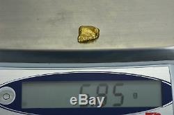 #479 Alaskan BC Natural Gold Nugget 5.85 Grams Genuine