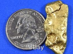 #487 Alaskan BC Natural Gold Nugget 11.88 Grams Genuine