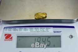 #489A Alaskan BC Natural Gold Nugget 19.45 Grams Genuine