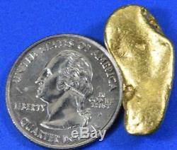 #495 Alaskan BC Natural Gold Nugget 13.81 Grams Genuine