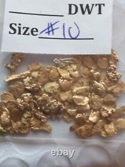 5.000+ GRAMS ALASKAN YUKON BC NATURAL PURE GOLD NUGGETS #10 MESH Jewelry Grade