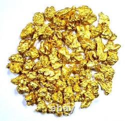 5.000 Grams Australian Natural Pure Gold Nuggets #6 Mesh W Bottle (#aub600)