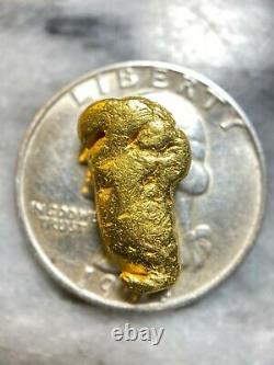 5.123 grams Beautiful Alaskan Natural Placer Gold Nugget Free Shipping! #A2919