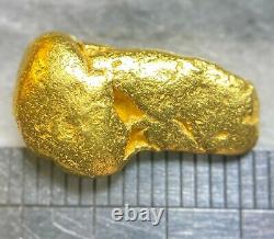 5.123 grams Beautiful Alaskan Natural Placer Gold Nugget Free Shipping! #A2919