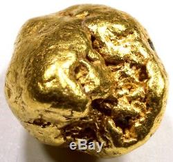 5.940 Grams Australian Natural Pure Gold Nugget Genuine 94-98% Pure (#au403)