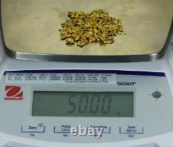 50 Grams Natural Gold Nugget Australian. 10-1.99 Gram Rare Lot
