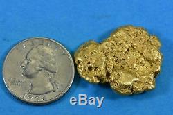 #541 Large Alaskan BC Natural Gold Nugget 21.86 Grams Genuine
