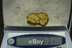 #541 Large Alaskan BC Natural Gold Nugget 47.07 Grams Genuine