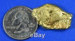 #542 Large Alaskan BC Natural Gold Nugget 21.46 Grams Genuine