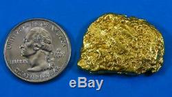 #543A Large Alaskan BC Natural Gold Nugget 30.25 Grams Genuine