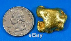 #544 Large Alaskan BC Natural Gold Nugget 20.49 Grams Genuine