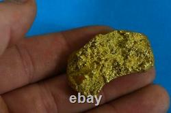 #544C Large Alaskan BC Natural Gold Nugget 33.98 Grams Genuine-C