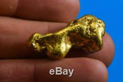 #545 Large Alaskan BC Natural Gold Nugget 21.83 Grams Genuine