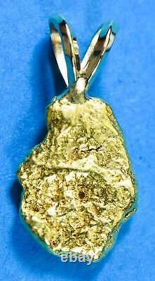 #568 Alaskan-Yukon BC Natural Gold Nugget Pendant 2.47 Grams Authentic