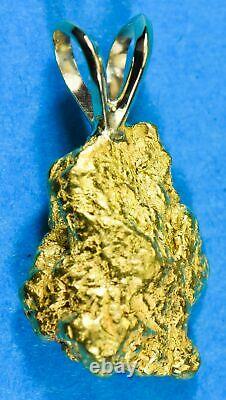 #570 Alaskan-Yukon BC Natural Gold Nugget Pendant 7.02 Grams Authentic