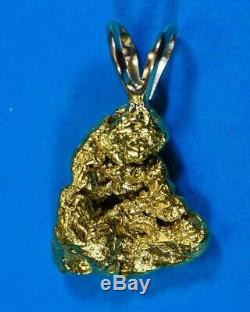 #572 Alaskan-Yukon BC Natural Gold Nugget Pendant 7.11 Grams Authentic